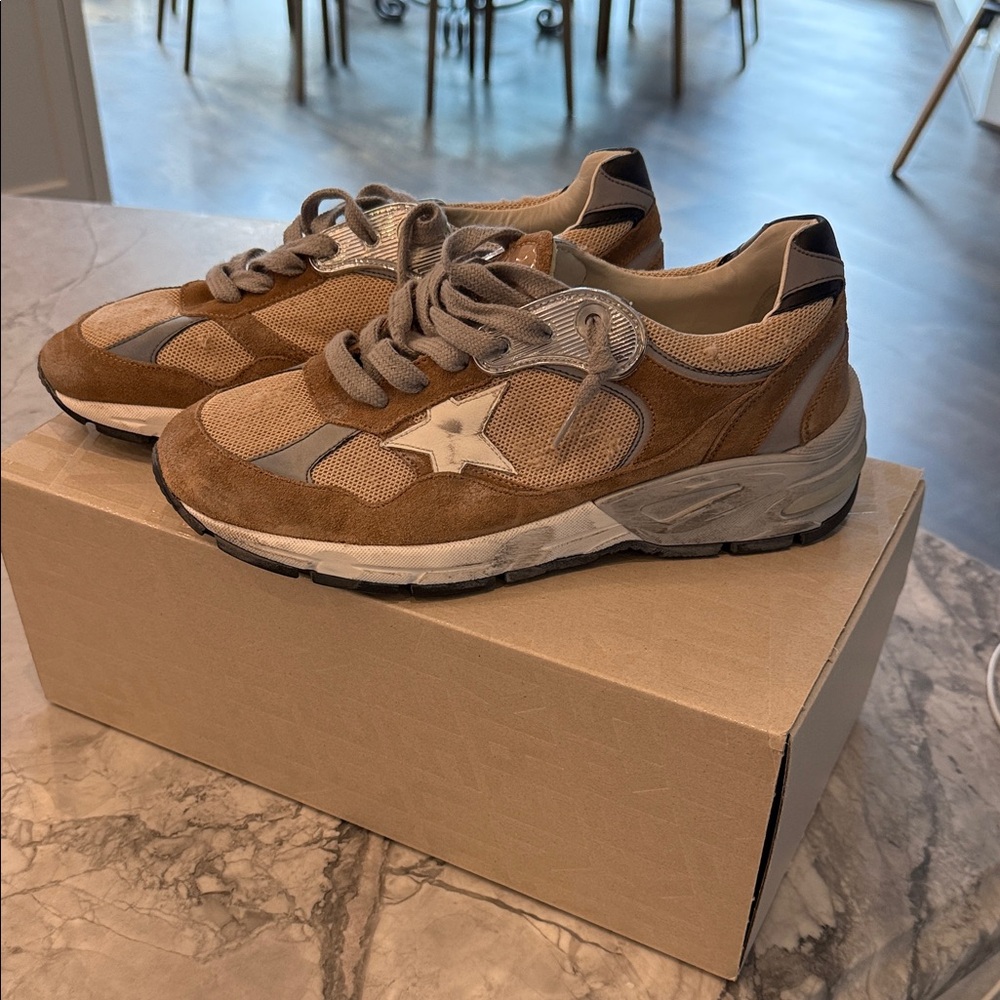Golden Goose Brown Sneakers